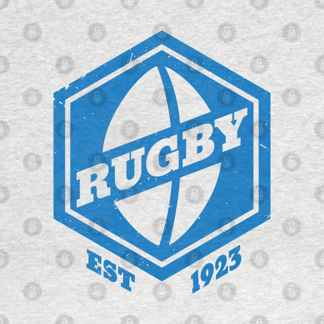 Rugby Hexagon Logo by atomguy